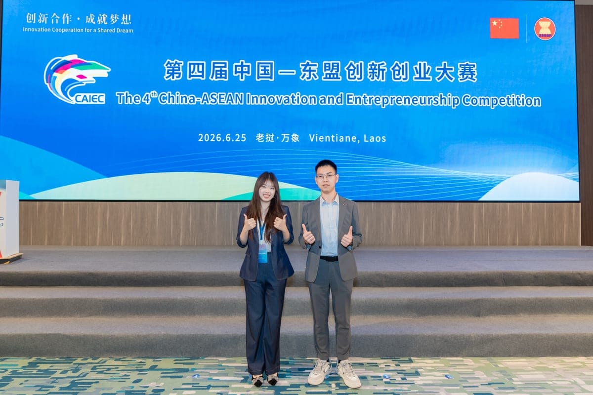 WaterDoctor at the final of the 4th China–ASEAN Innovation and Entrepreneurship Competition in Vientiane, Laos